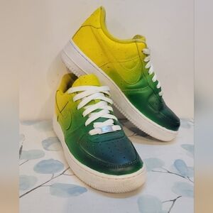 Nike Air Force 1 Low Airbrush Customized DJ2675-991 Men's Size 6Y Boys